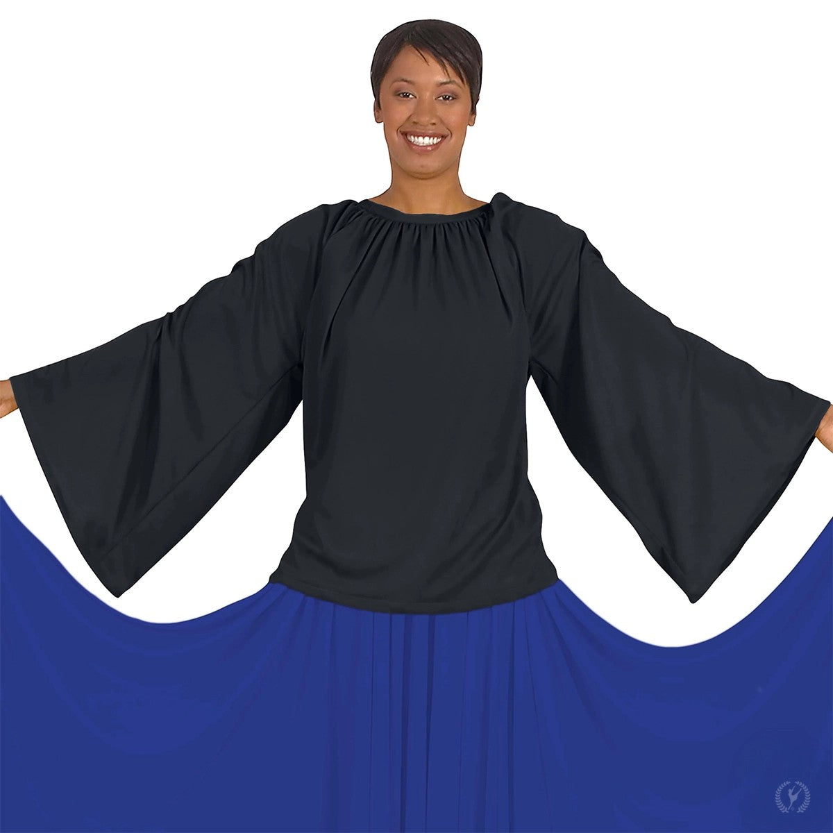 Eurotard Unisex Polyester Loose Fit Angel Sleeve Praise Top