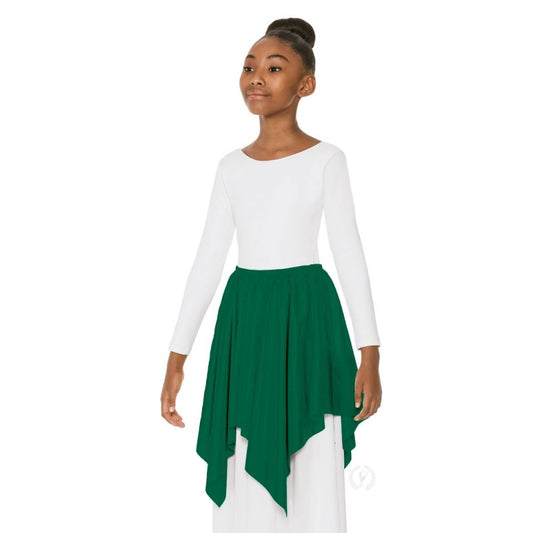 Eurotard Girls Handkerchief Hem 3-in-1 Overlay