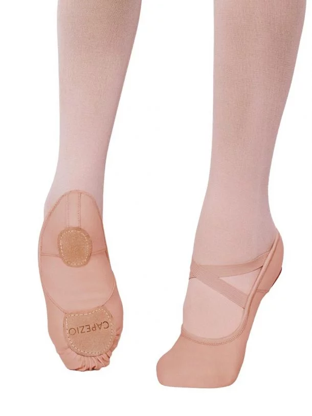 Capezio Hanami Adult Canvas Ballet Shoe 2037W - Light Suntan