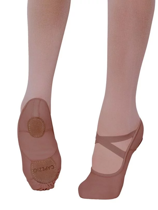 Capezio Hanami Adult Canvas Ballet Shoe 2037W - Mocha