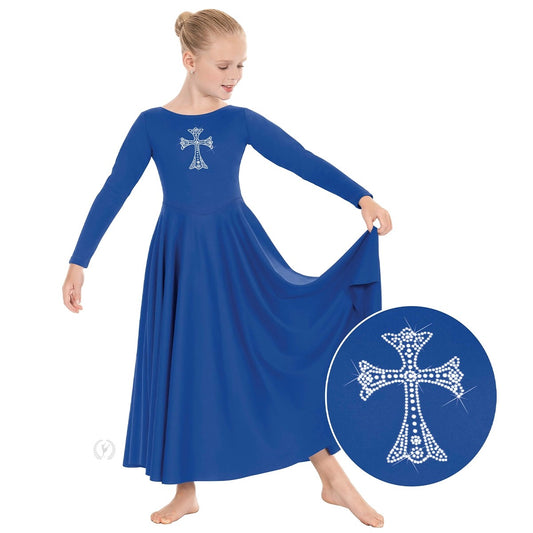 Eurotard Girls Royal Cross Praise Dress