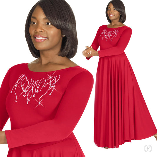 Eurotard Womens Reigning Cross Praise Dress