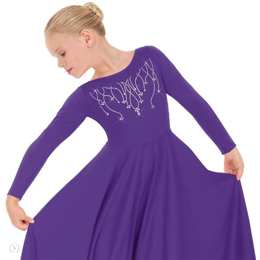 Girls Reigning Cross Praise Dress
