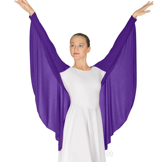 Eurotard Womens Polyester Angel Wing Praise Shrug