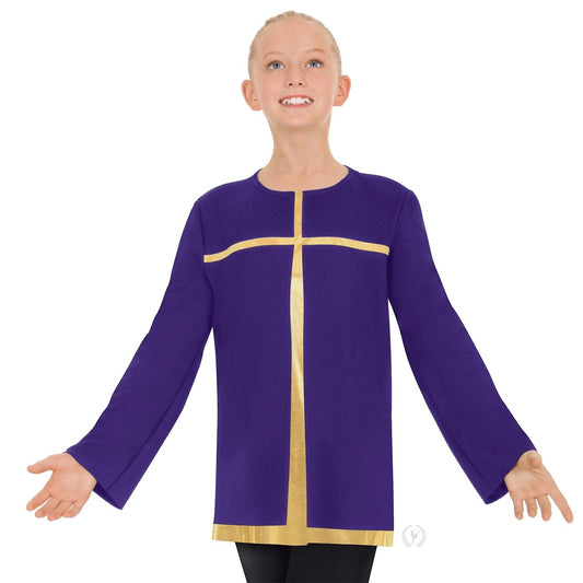 Eurotard Youth Unisex Devout Split Layer Loose Fit Praise Tunic