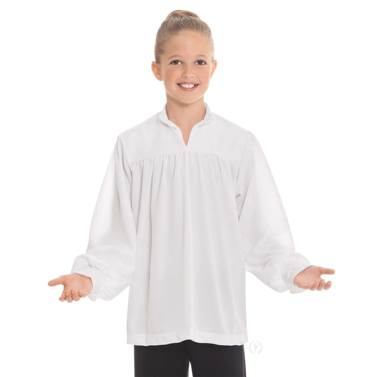 Eurotard Youth Unisex Humble Servant Polyester Open Collar Loose Fit Praise Top