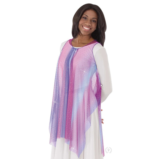 Eurotard Womens Soft Skies Draped Tunic
