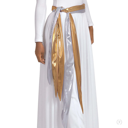 Eurotard Youth Unisex Solid Metallic Praise Dance Sash