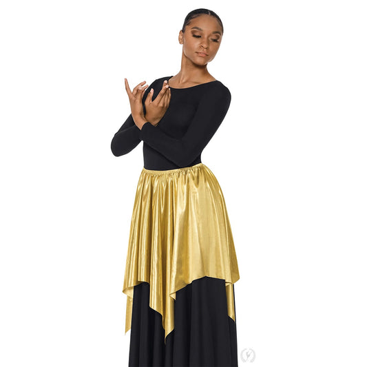 Eurotard Womens Gold Lamé Metallic 3-in-1 Overlay