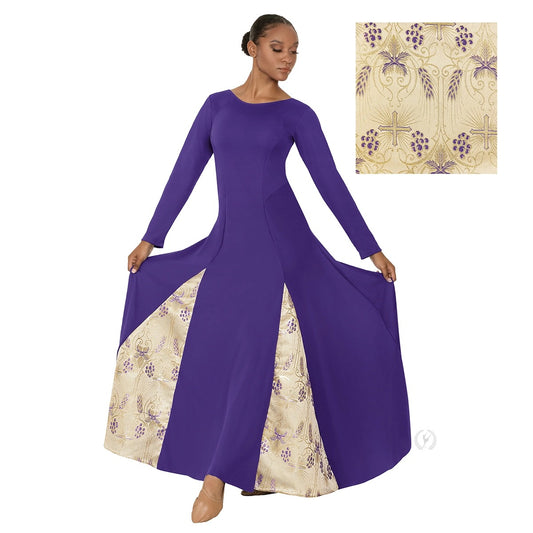 Eurotard Womens Majestic Paneled Praise Dress