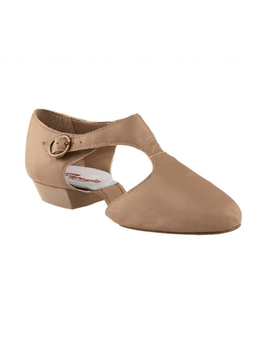 CLEARANCE! - Adult Pedini Teaching/Jazz/Lyrical Shoe by Capezio 321 - Caramel