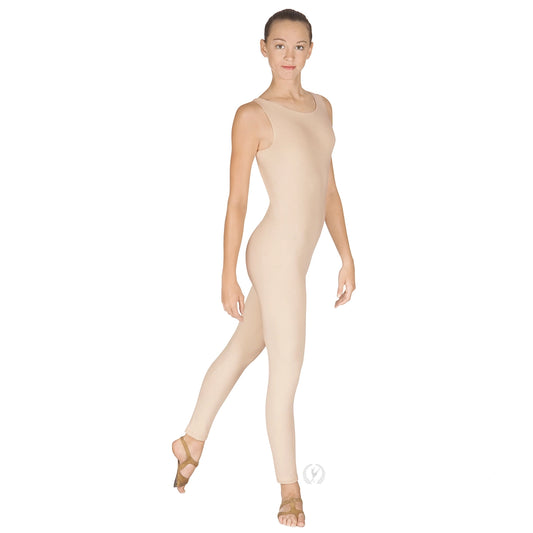 Eurotard Adult Microfiber Tank Unitard - Beige