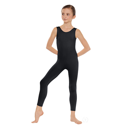 Eurotard Youth Microfiber Tank Unitard - Black