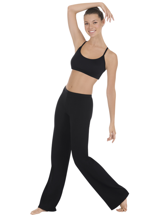 Eurotard Adult Tactel® Microfiber Straight Waist Jazz Pant