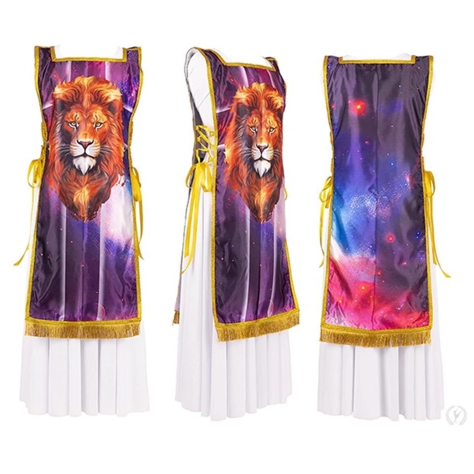 Eurotard Unisex Lion of Judah Double Satin Ephod