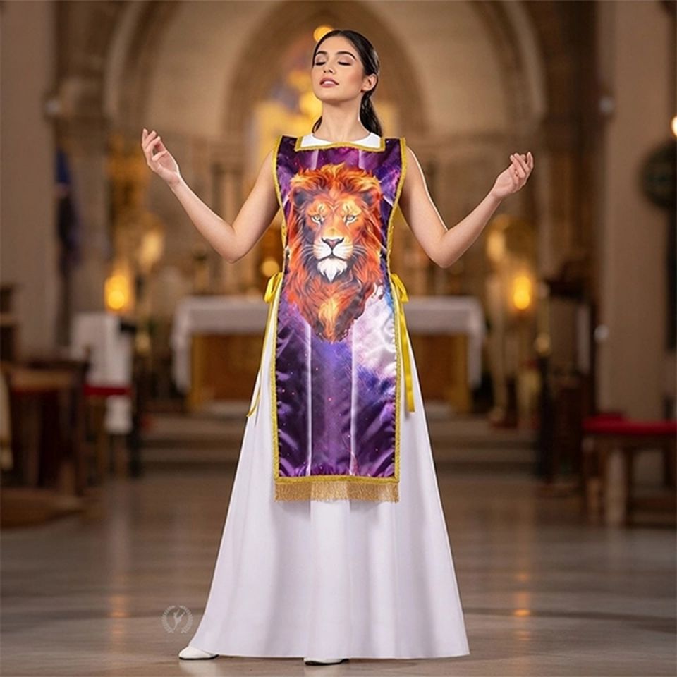 Eurotard Unisex Lion of Judah Double Satin Ephod