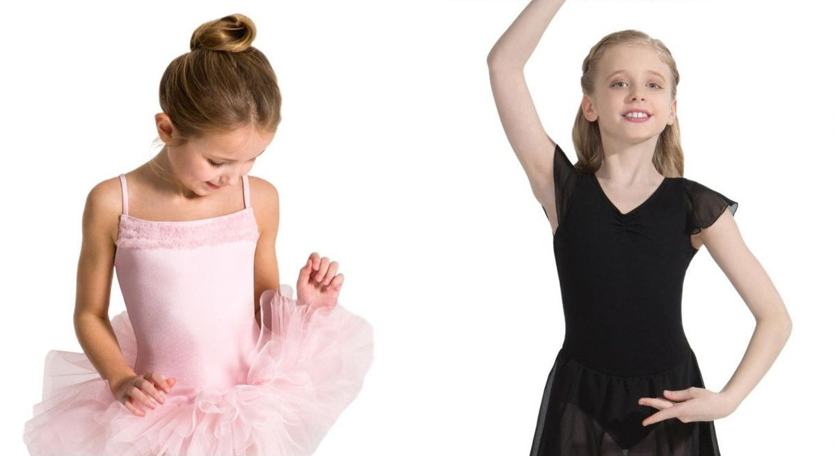 Girls tutu and skirted dance dresses