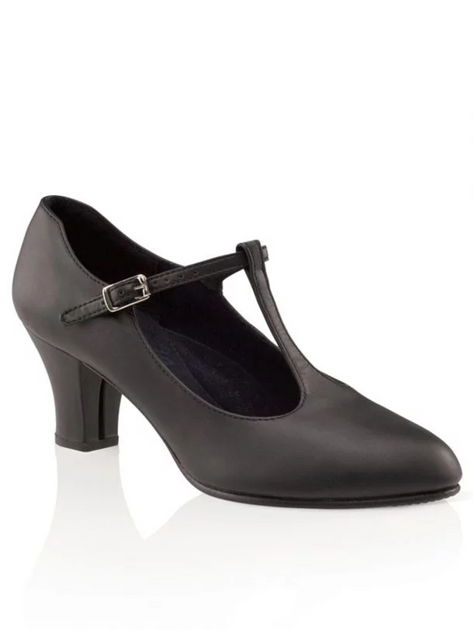 Capezio Jr Footlight Adult T-Strap Character Shoe