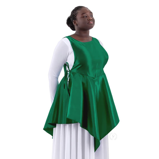 Eurotard Womens Rose of Sharon Satin Peplum Ephod