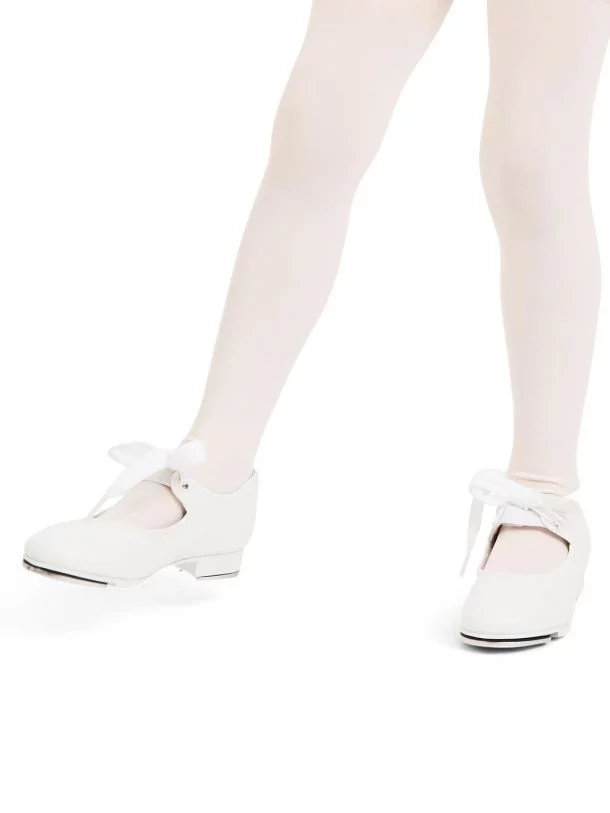 Capezio Shuffle Child Tap Shoe 356C - White